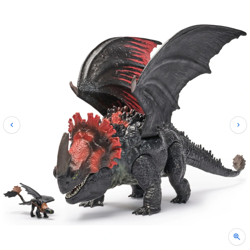 Dreamworks How to Train Your Dragon Action Figure Chomping Rampage Red Death