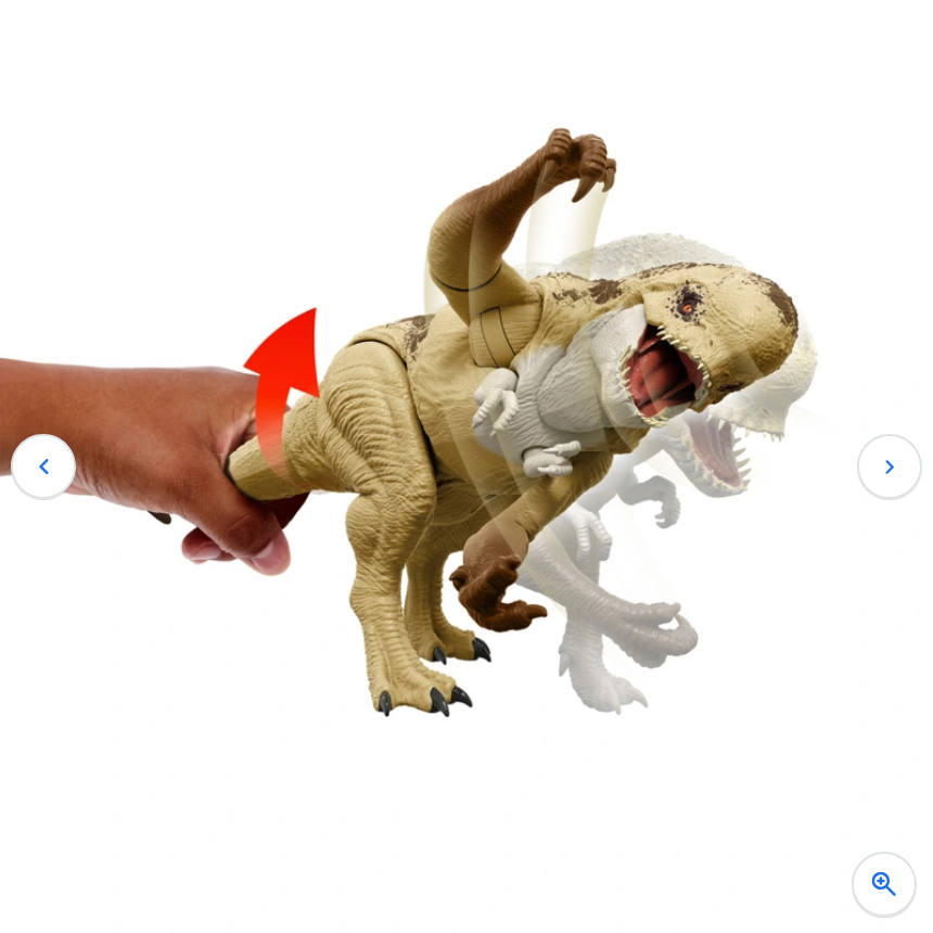 Jurassic World Rebirth Rumble 'n Rampage Dinosaur Action Figure Distortus Rex