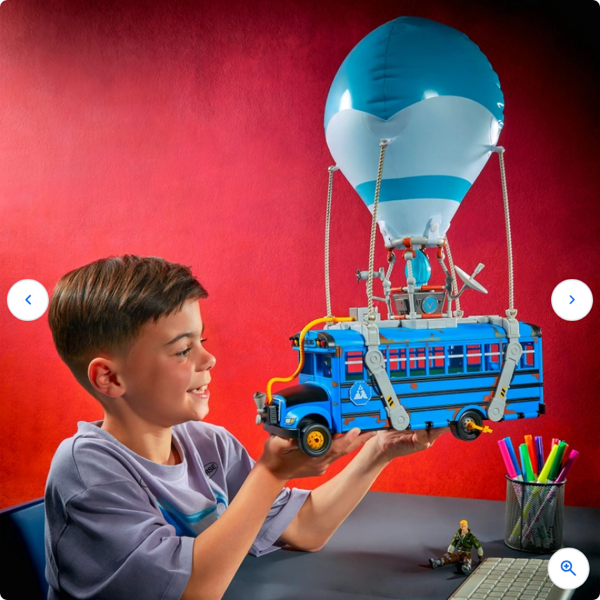 Fortnite Battle Bus with Jonesy Figure