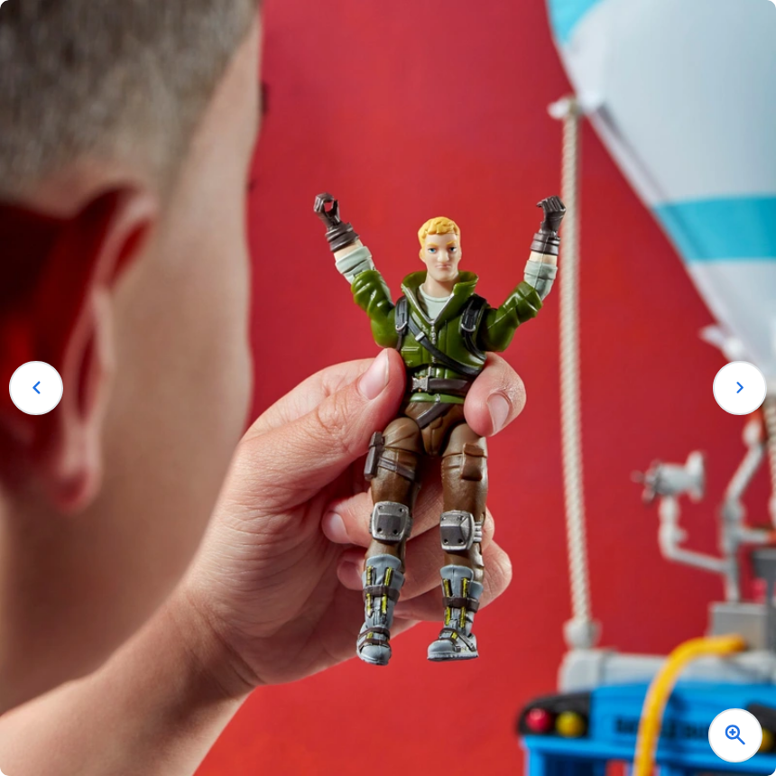 Fortnite Battle Bus with Jonesy Figure