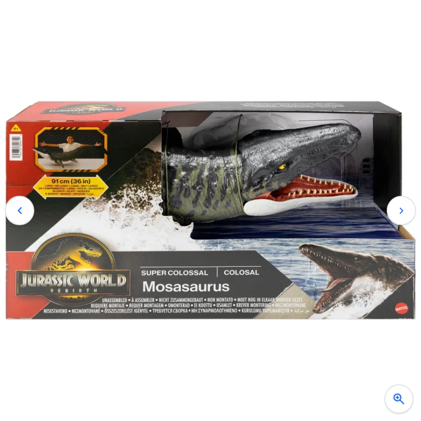 Jurassic World Rebirth Super Colossal Dinosaur Action Figure Mosasaurus