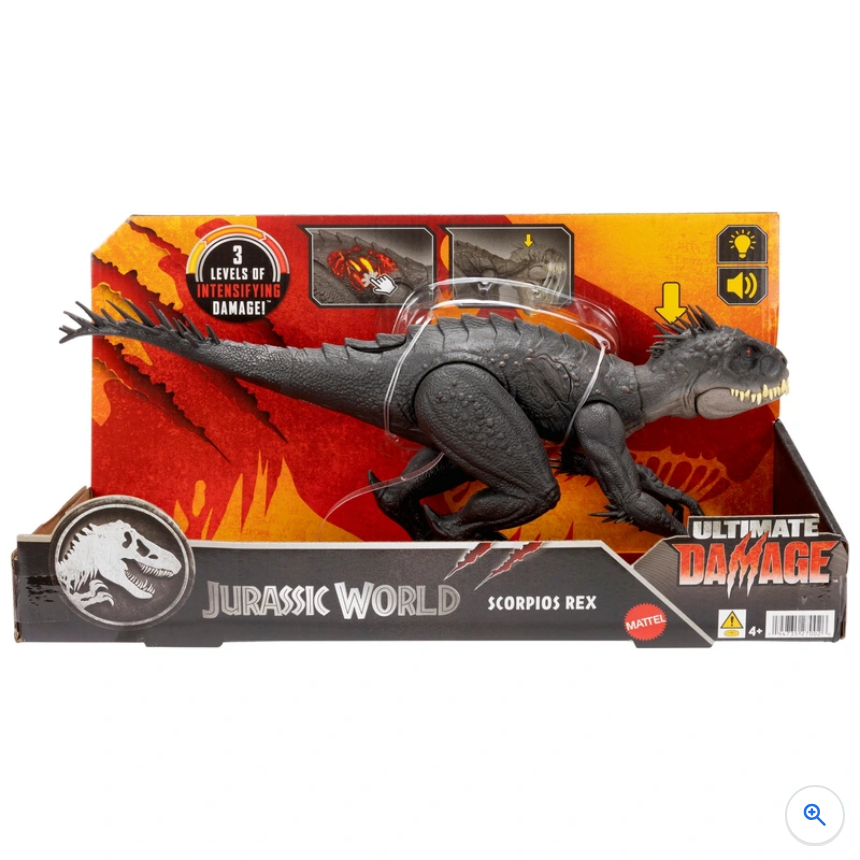 Jurassic World Dinosaur Action Figure Ultimate Damage Scorpios Rex