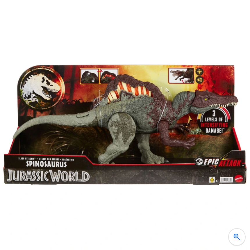 Jurassic World Dinosaur Action Figure Slash Attackin' Spinosaurus