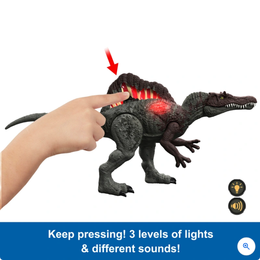 Jurassic World Dinosaur Action Figure Slash Attackin' Spinosaurus