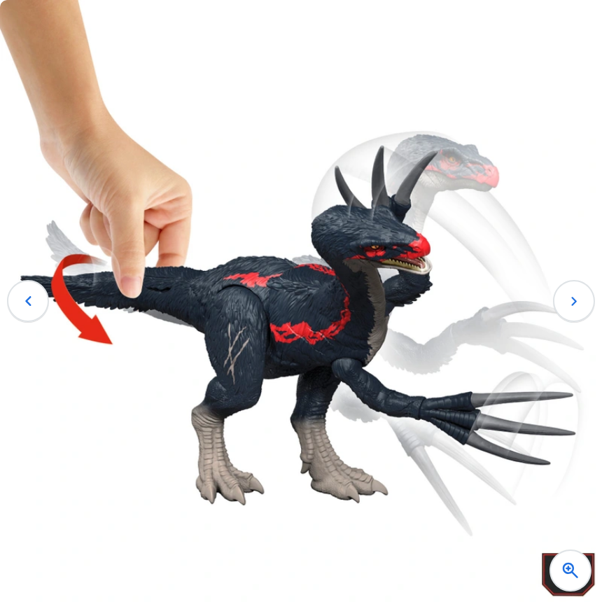 Jurassic World Chaos Theory Dinosaur Action Figure Slash 'N Roar Therizinosaurus