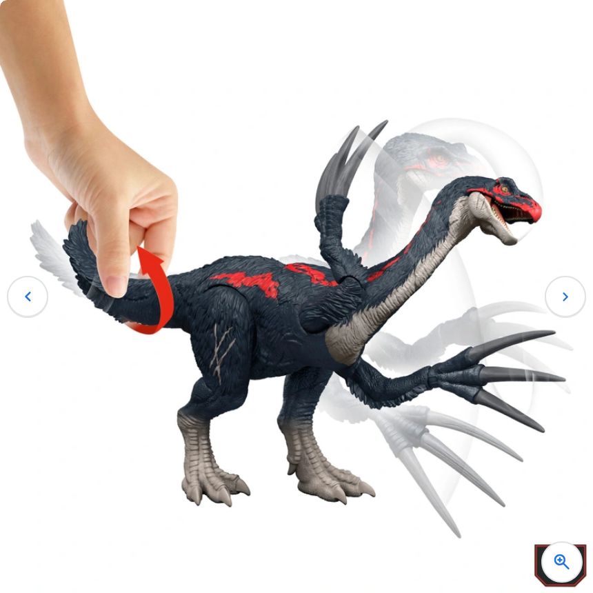 Jurassic World Chaos Theory Dinosaur Action Figure Slash 'N Roar Therizinosaurus