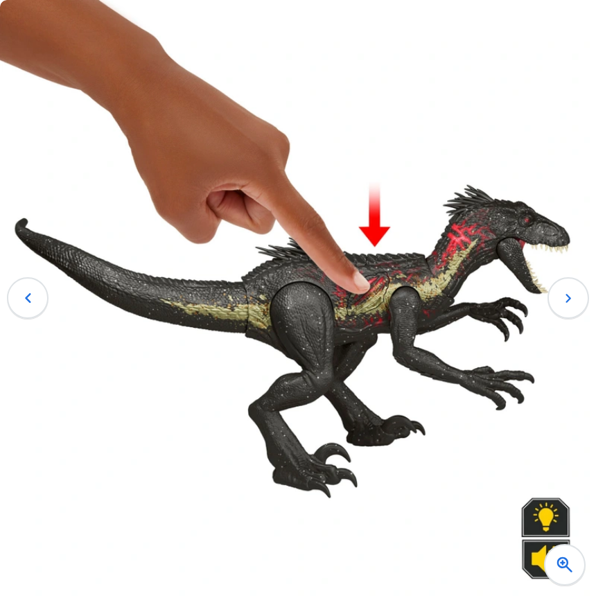 Jurassic World Dinosaur Action Figure Ultimate Damage Indoraptor