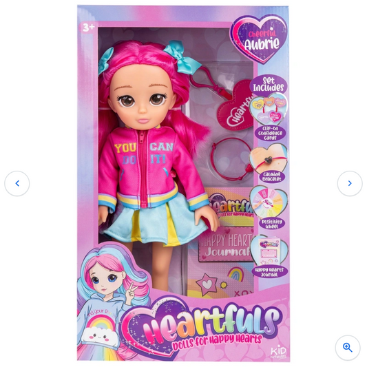 Heartfuls Aubrie Cheerful Doll 35Hcm