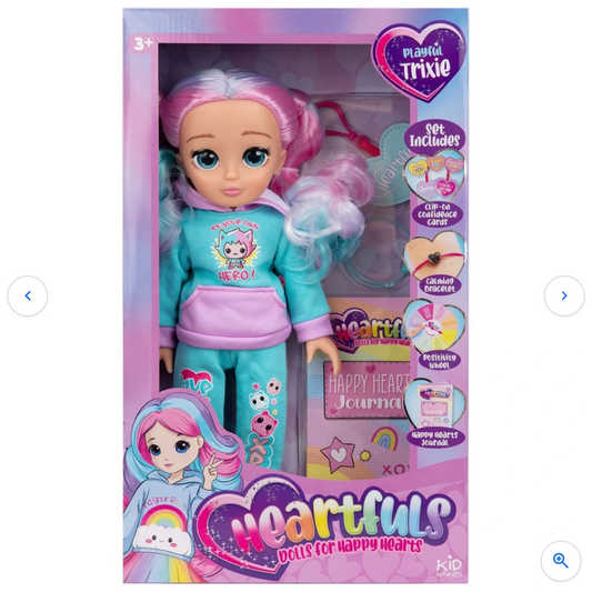 Heartfuls Trixie Playful Doll 35H cm