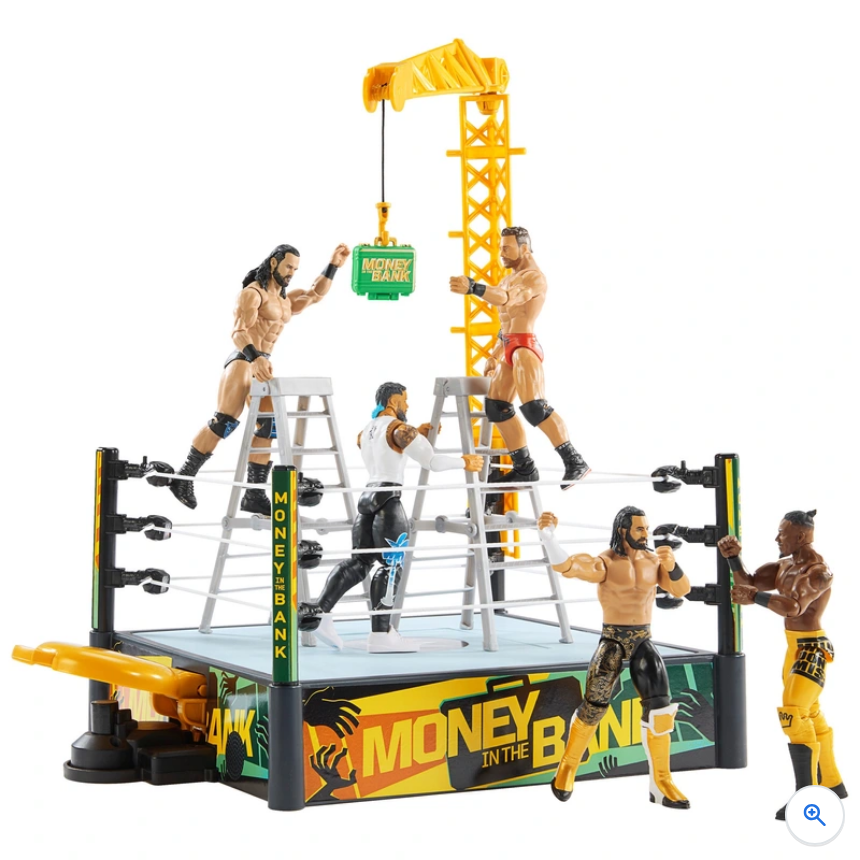 WWE Money In The Bank Cash-In Ring Playset