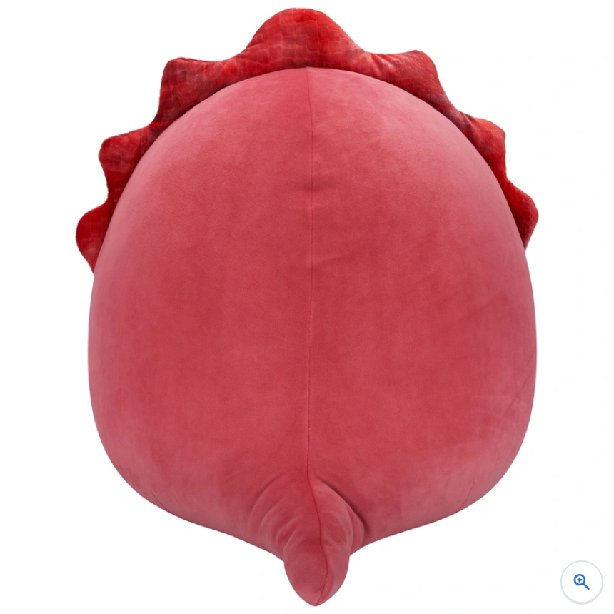 Original Squishmallows Plush Tristan the Red Triceratops 50cm