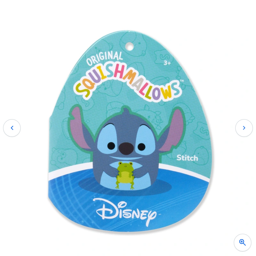 Original Squishmallows Disney Lilo & Stitch Plush Stitch Holding Frog 25cm