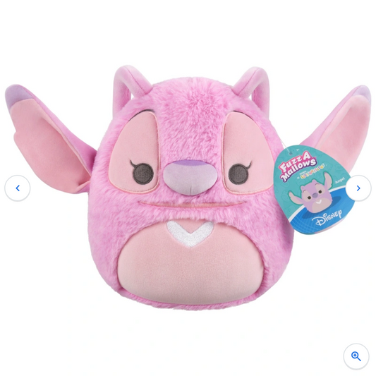 Original Squishmallows Fuzz-A-Mallows Plush Disney Angel 20cm