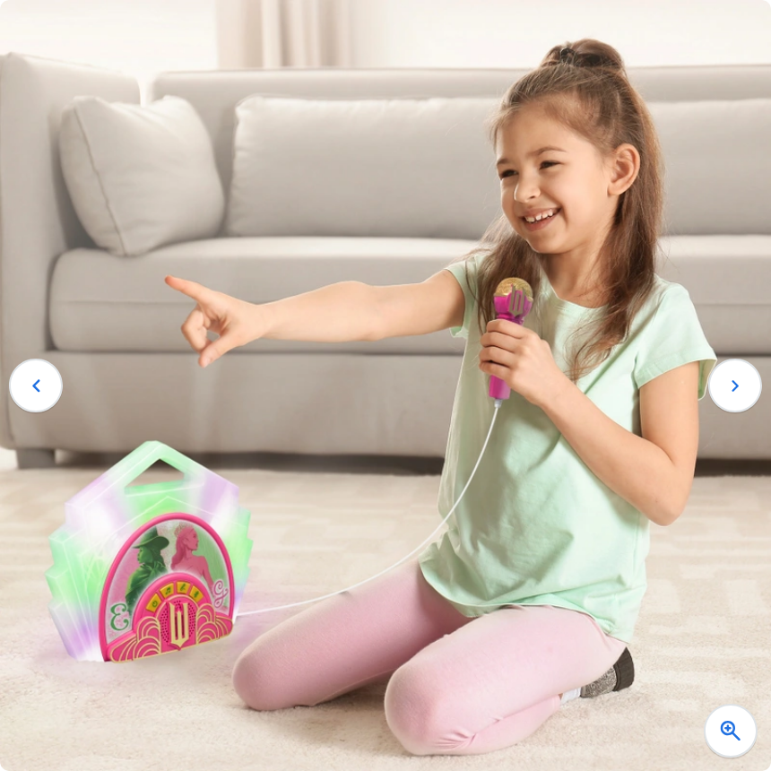 Wicked Sing-Along Bluetooth Boombox with Microphone