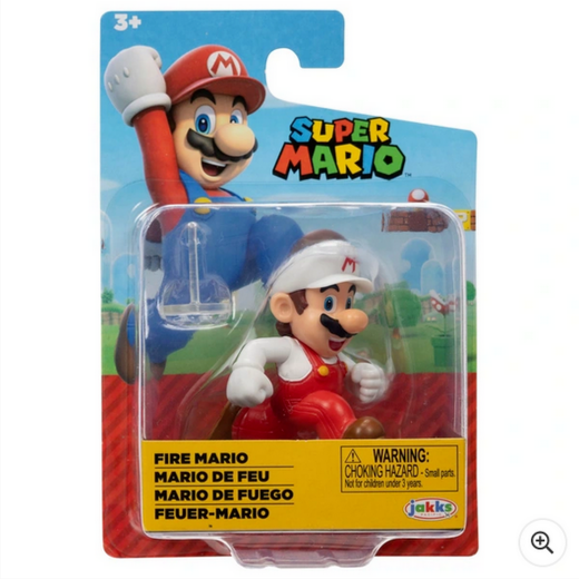 Super Mario 6cm Fire Running Mario Figure