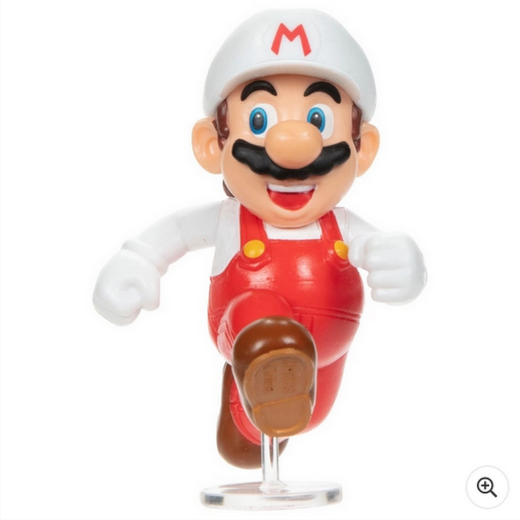 Super Mario 6cm Fire Running Mario Figure