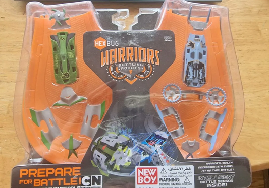 HEX BUG Warriors Battling Robots Double Pack Orange Arena