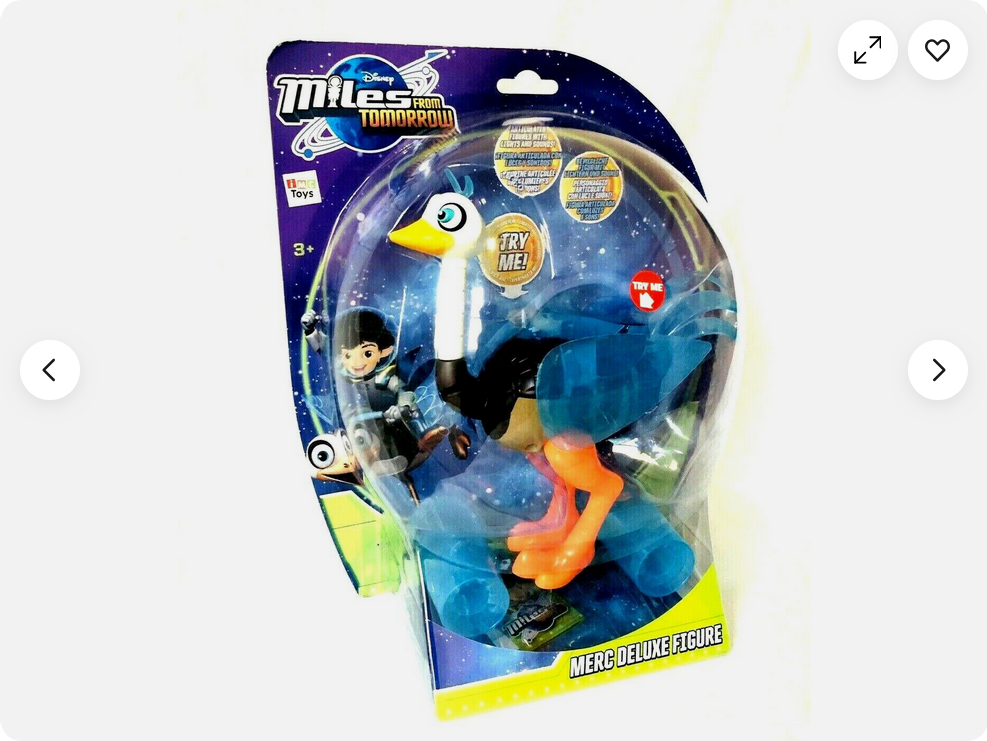 Disney Miles From Tomorrow Deluxe Action Figure - Merc with Light & Sound