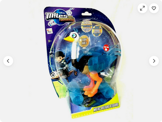 Disney Miles From Tomorrow Deluxe Action Figure - Merc with Light & Sound