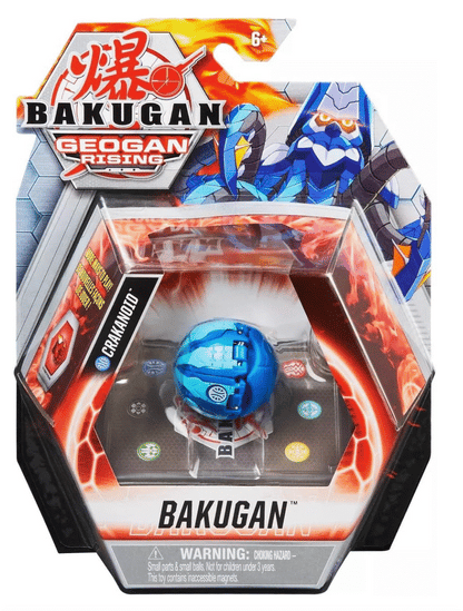 Geogan Rising 2021 Aquos Crakanoid 2-inch Core Collectible Figure and Trading Cards