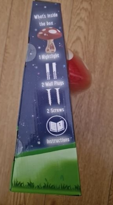 Irish Fairy Door 3d Toadstool Ambient Nightlight