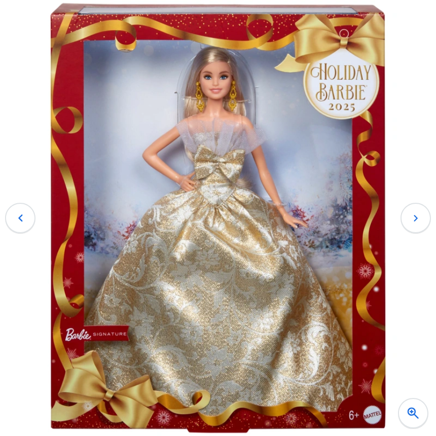 Barbie Signature Doll Holiday Barbie 2025