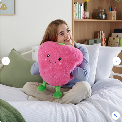 Hand Warmer Strawberry Plush