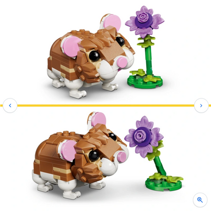 LEGO Creator 31376 3-in-1 Cute Hamster With A Flower Set Valentines Day