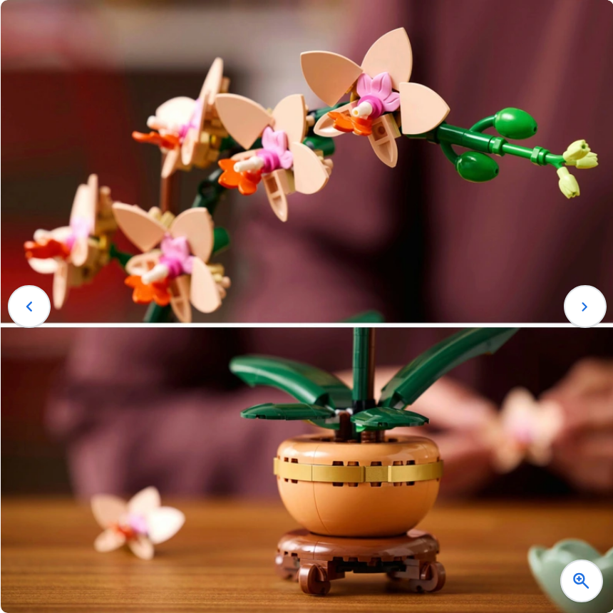 LEGO Botanical Collection 10343 Mini Orchid Set for Adults Valentines Day