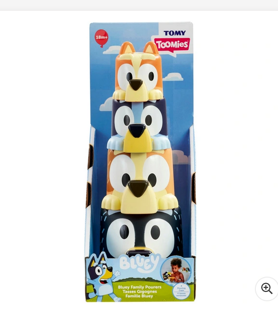 TOMY Toomies Bluey Pourers Bath Toy