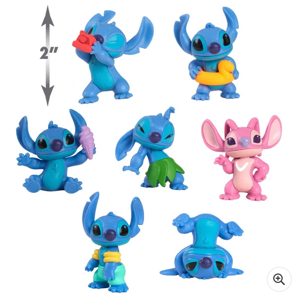 Disney's Stitch Collectible 7 Piece Figure Set
