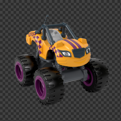 Blaze And The Monster Machines Racing Flag Stripes