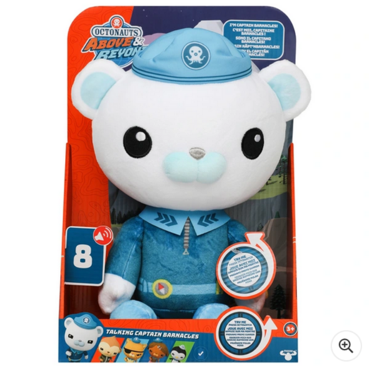 Plyšová hračka kapitána Barnaclese Octonauts Above &amp; Beyond Sound Effects