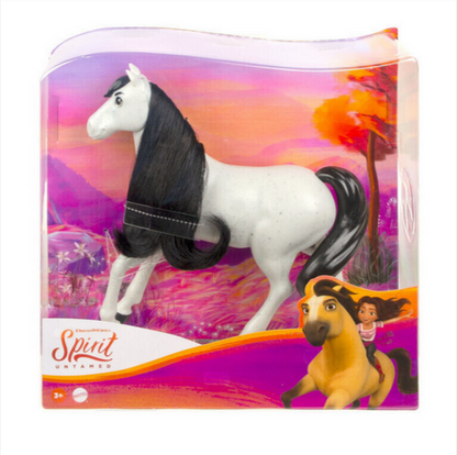 Duch nezkrocené stádo koně postava šedá barva 