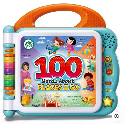 Kniha LeapFrog 100 slov o místech, kam chodím