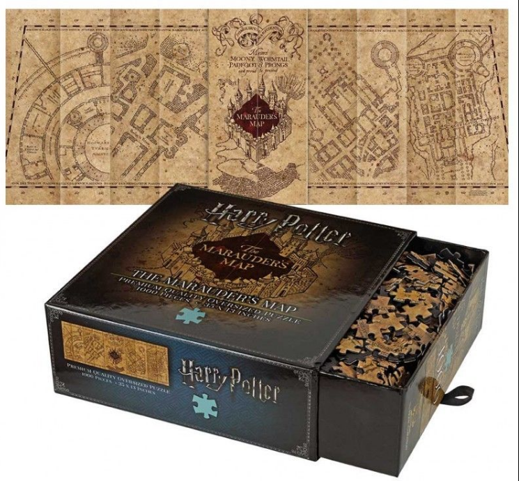 Harry Potter Marauder's Map 1000pc Jigsaw Puzzle