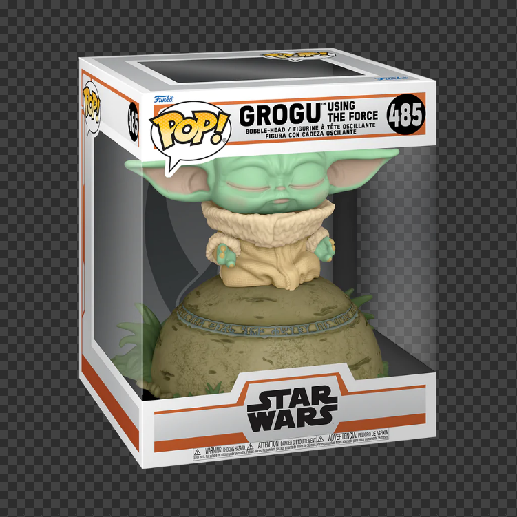 Funko POP!  Star Wars The  Mandalorian- The Child Using the Force (lights and sounds)