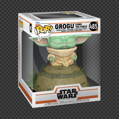 Funko POP! Vinyl Deluxe: Star Wars The Mandalorian - The Child Using the Force (světla a zvuky)