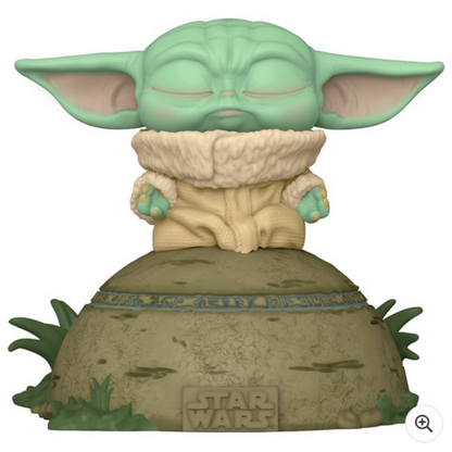 Funko POP! Vinyl Deluxe: Star Wars The Mandalorian - The Child Using the Force (světla a zvuky)