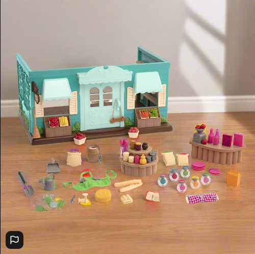 Li'l Woodzeez  Playset Honeysuckle Hollow General Store Playset