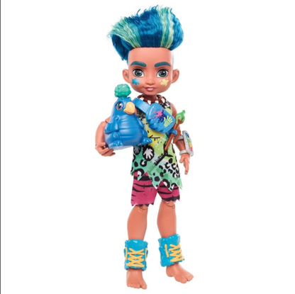 Cave Club Slate Doll With Pet Taggy And Accessories