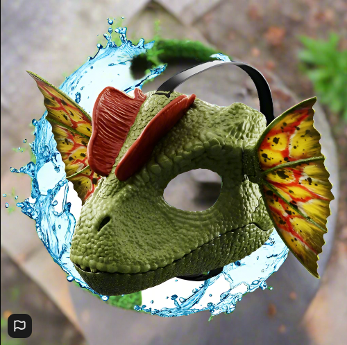 Jurassic World Dilophosaurus Dinosaur Mask