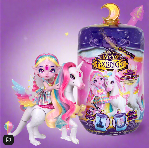 Magic Mixies Pixlings Unia & Rainbow Star Shimmerverse Series