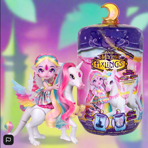 Magic Mixies Pixlings Unia & Rainbow Star Shimmerverse Series