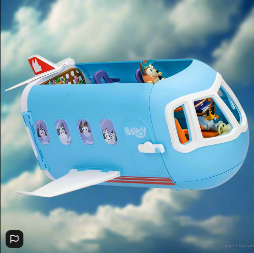 Bluey 3-in-1 Transforming Plane Playset