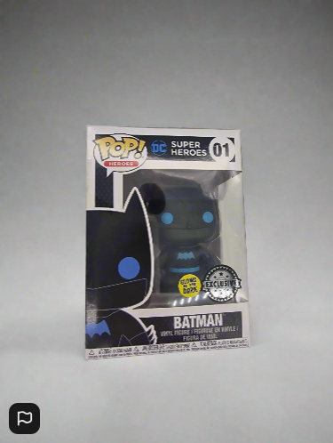 Funko Pop Super Heroes DC BATMAN #01 Exclusive Vinyl Figure Glow In The Dark Exc