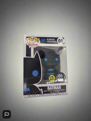 Funko Pop Super Heroes DC BATMAN #01 Exclusive Vinyl Figure Glow In The Dark Exc