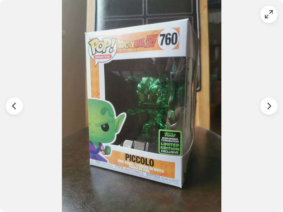 Funko Pop Dragon Ball Z Piccolo Chrome Green Limitovaná edice č. 760 vinylová figurka
