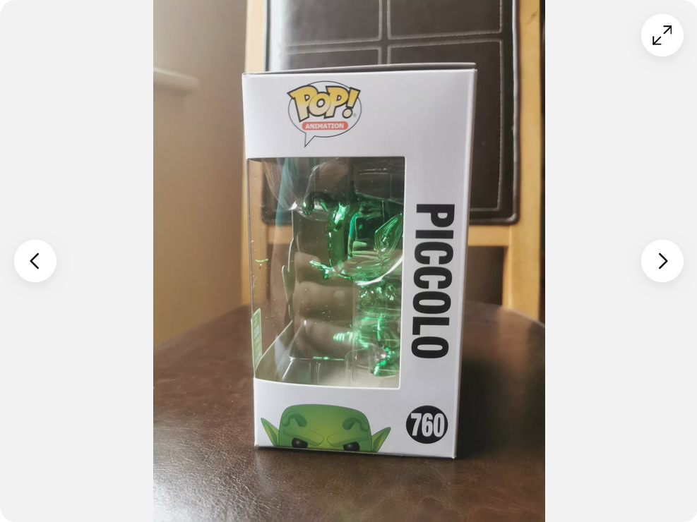 Funko Pop Dragon Ball Z Piccolo Chrome Green Limitovaná edice č. 760 vinylová figurka