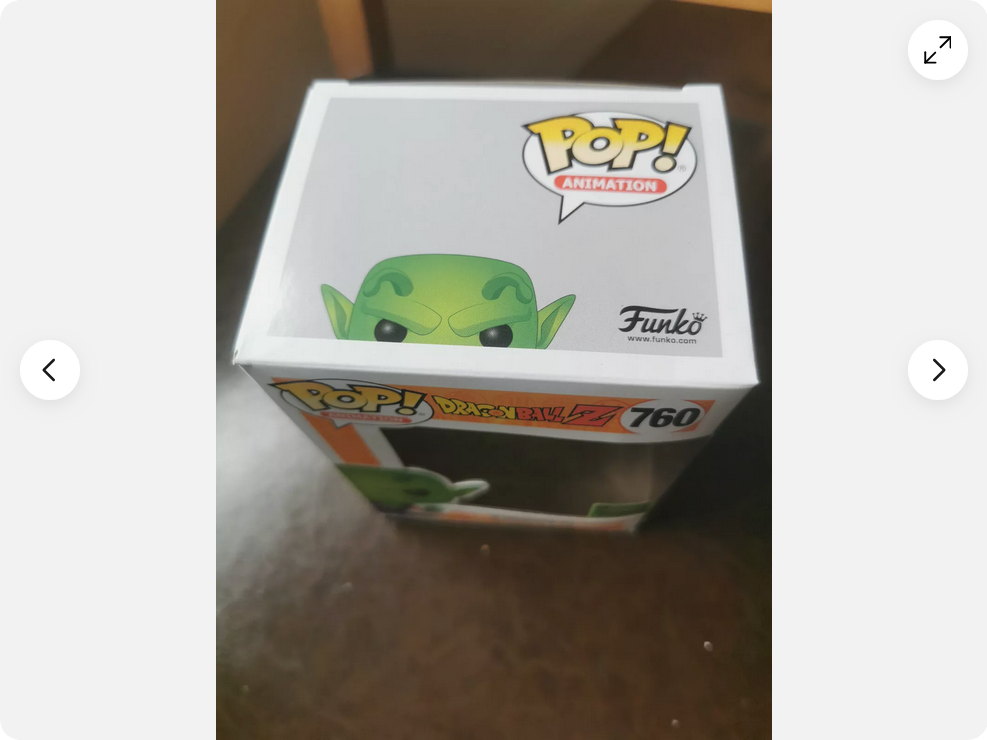 Funko Pop Dragon Ball Z Piccolo Chrome Green Limitovaná edice č. 760 vinylová figurka